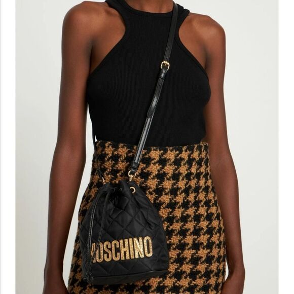 Authentic Moschino Black Nylon Crossbody Bag - Picture 2 of 14